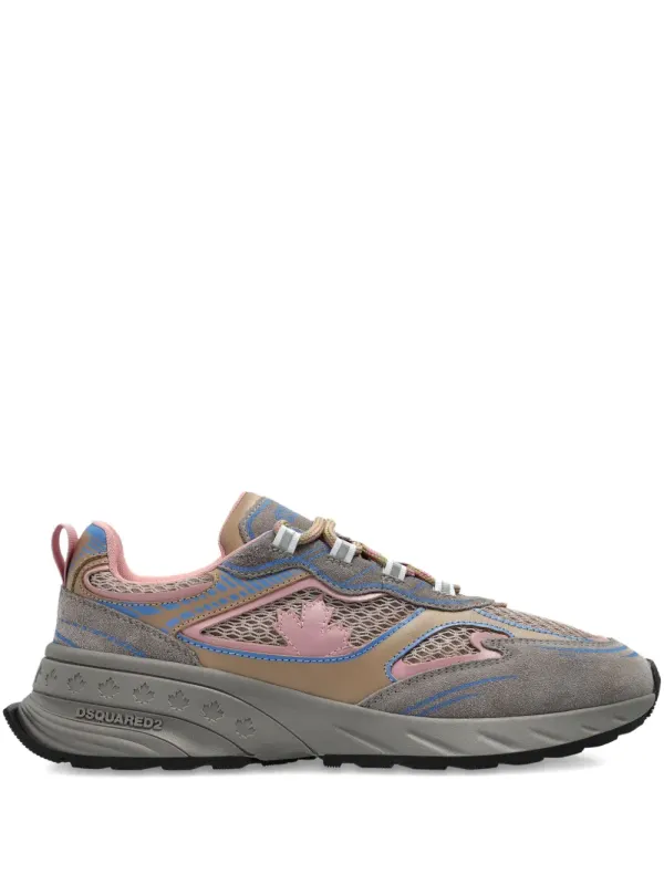 DSQUARED2 Sprinter van suède leer with mesh – Grey (SNW030323808446)