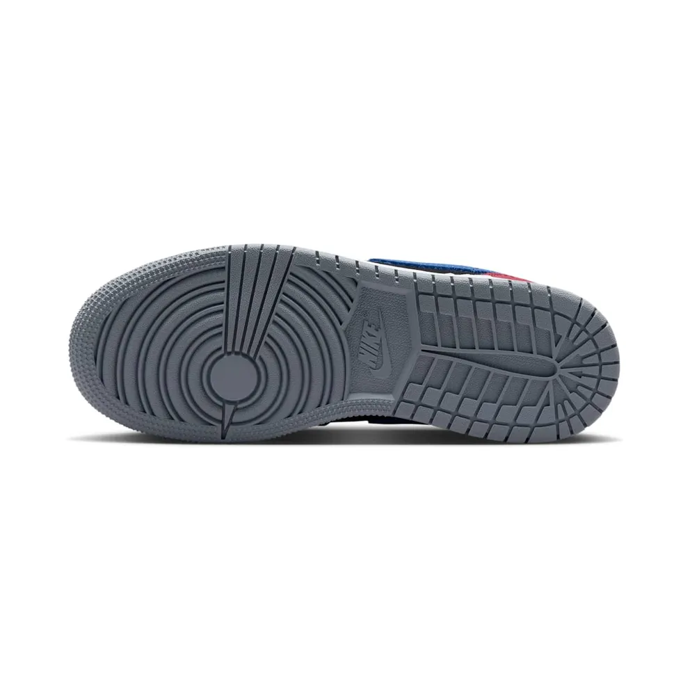 Jordan 1 Low Black True Blue Varsity Red (553560-049)