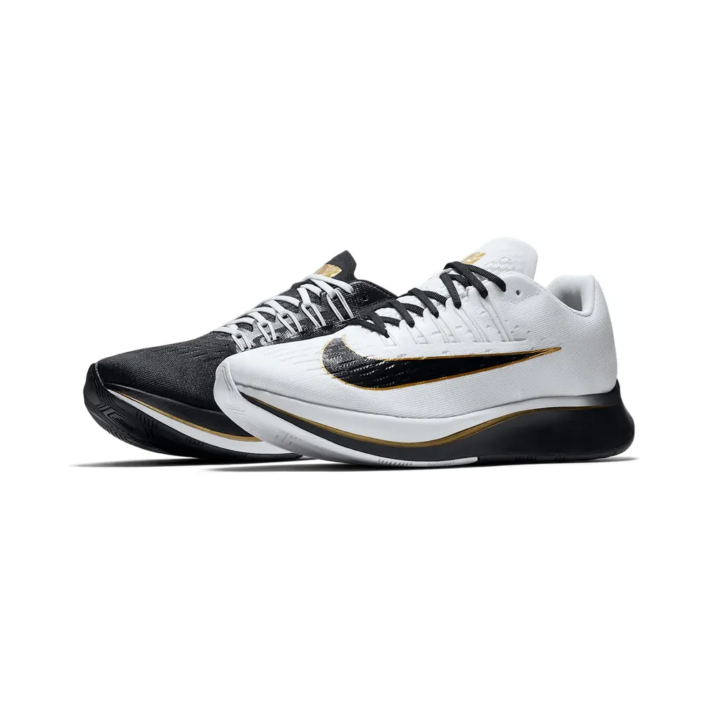Nike Zoom Fly Mismatched Black/White-Metallic Gold (880848-006)