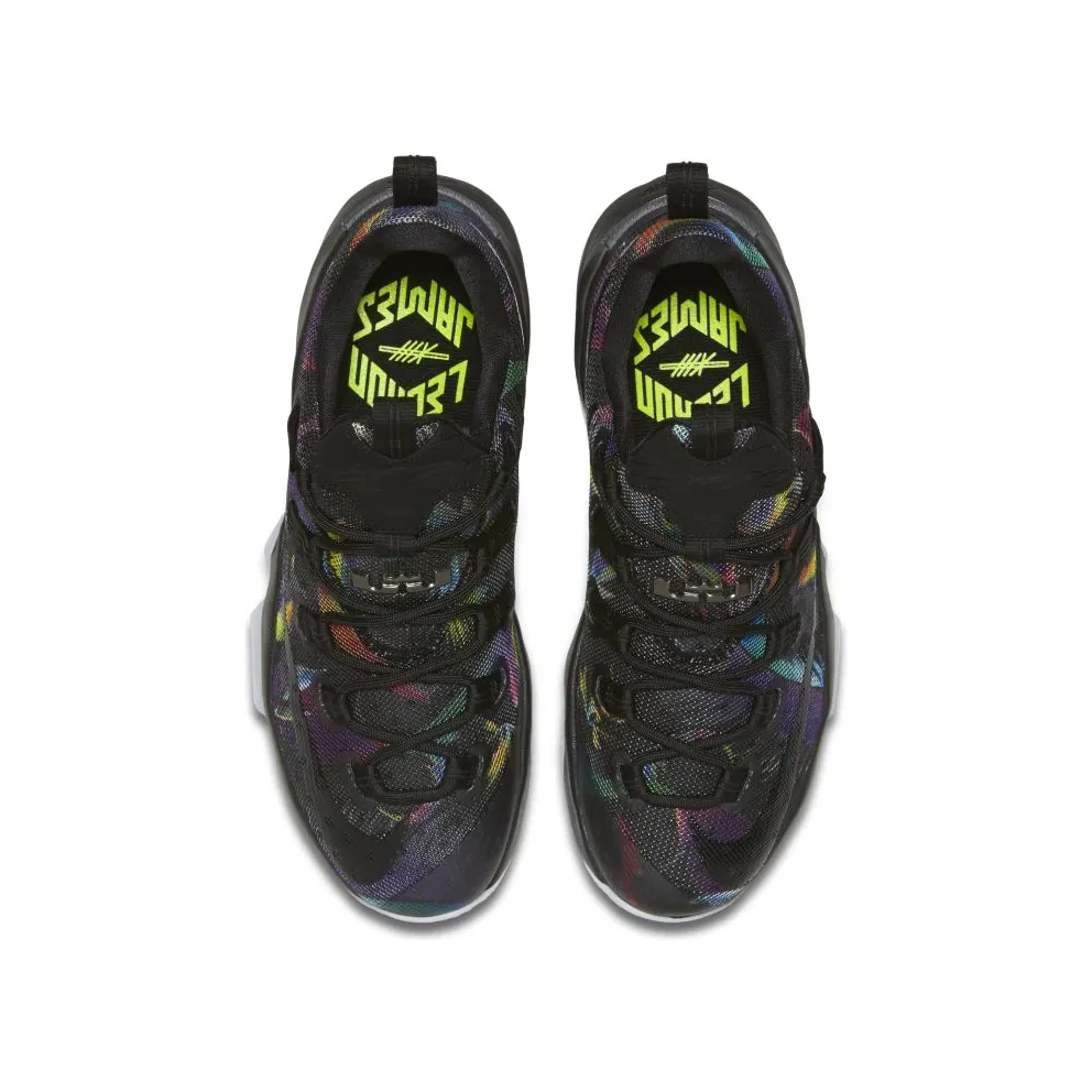 Nike LeBron 13 Low Birds of Paradise Black/Black-White-Volt (831925-051)