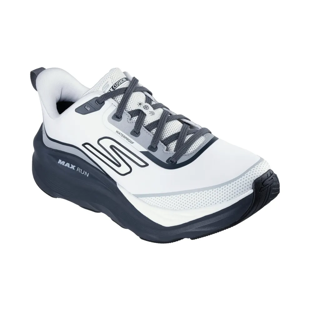Skechers Waterproof: Max Run – Vorteza Sneaker White/Houtskool