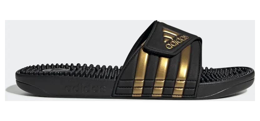 Adidas Adissage Badslippers Core Black / Gold Metallic / Core Black (EG6517)