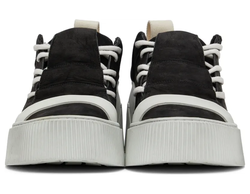 Boris Bidjan Saberi Black & Off-White Suede Bamba 2.1 Sneakers (295-SS2200B2000000SM-0013) (2)
