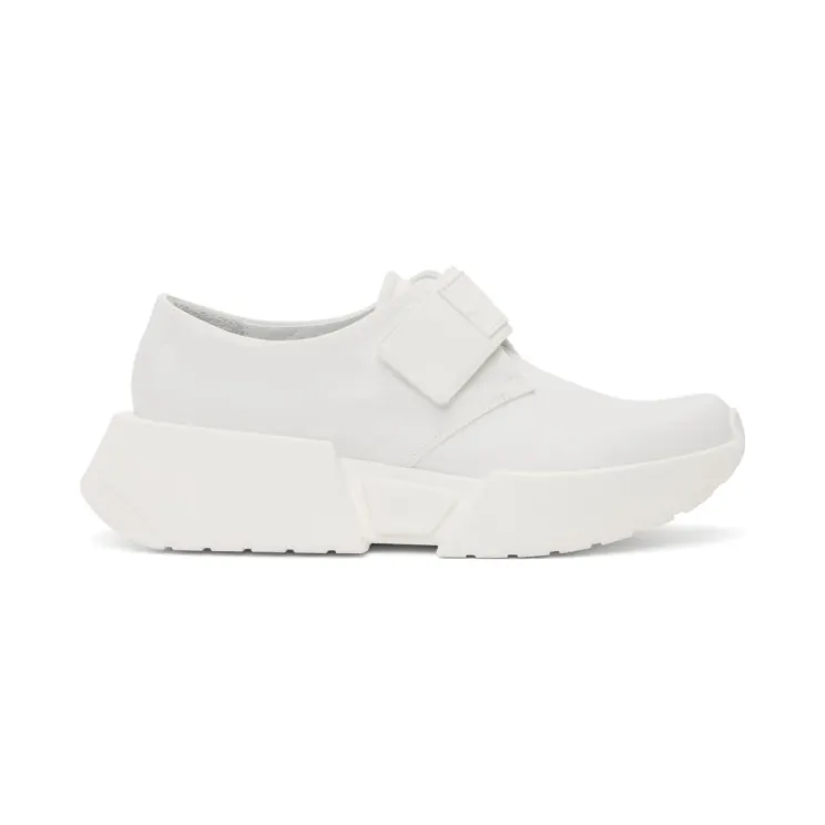 MM6 Maison Margiela White Slip-On Chunky Sole Sneakers (S59WQ0110 P2692)
