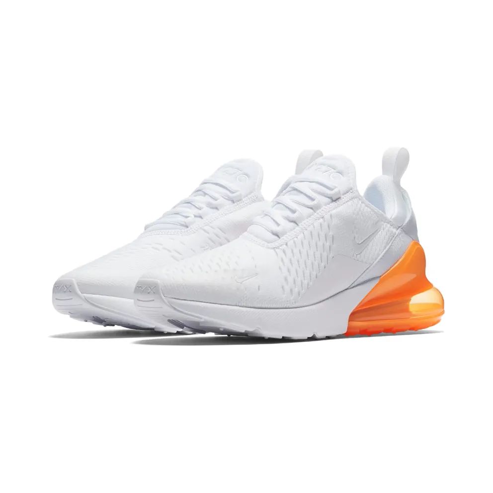 Nike Air Max 270 White Pack (Total Orange) White/White-Total Orange (AH8050-102)