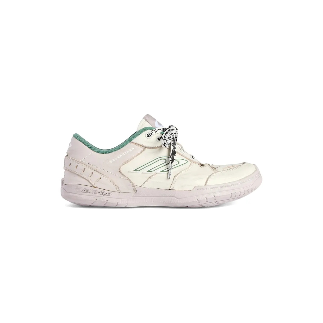 Balenciaga Hamptons Worn-Out Beige Green (841765 WCURS 9930)