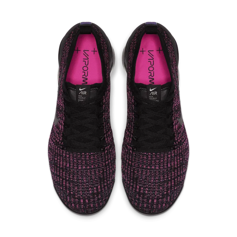 Nike Air VaporMax Flyknit 3 Throwback Future Black/Blue Lagoon-Laser Fuchsia-Metallic Silver (AJ6900-007)