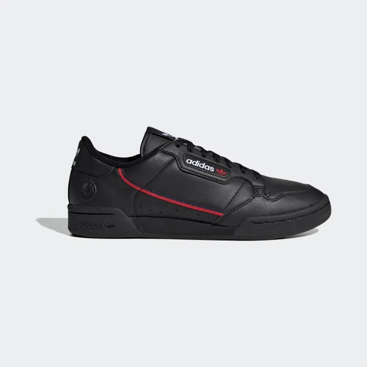 adidas Continental 80 Vegan Core Black / Collegiate Navy / Scarlet (H02783)