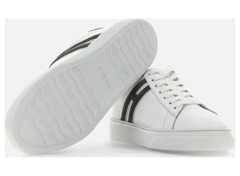 Sneakers Hogan H365 Green White (HXM3650J310QBL543Q) (4)