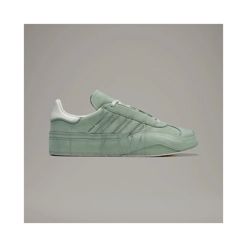 adidas Y-3 Gazelle Silver Green / Off White / Light Brown (IG5309)