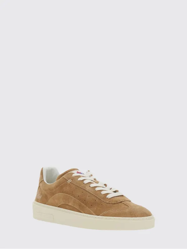 Dsquared2 Suede Calfskin Low-Top with Applied Side Logo Beige (SNM0470015035205076)