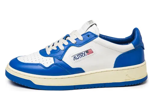 Autry Medalist Low Leather / Leather Princess Blue (AULWWB15)