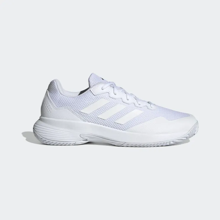 Adidas Gamecourt 2.0 Tennisschoenen Cloud White / Cloud White / Matte Silver (IG9568)