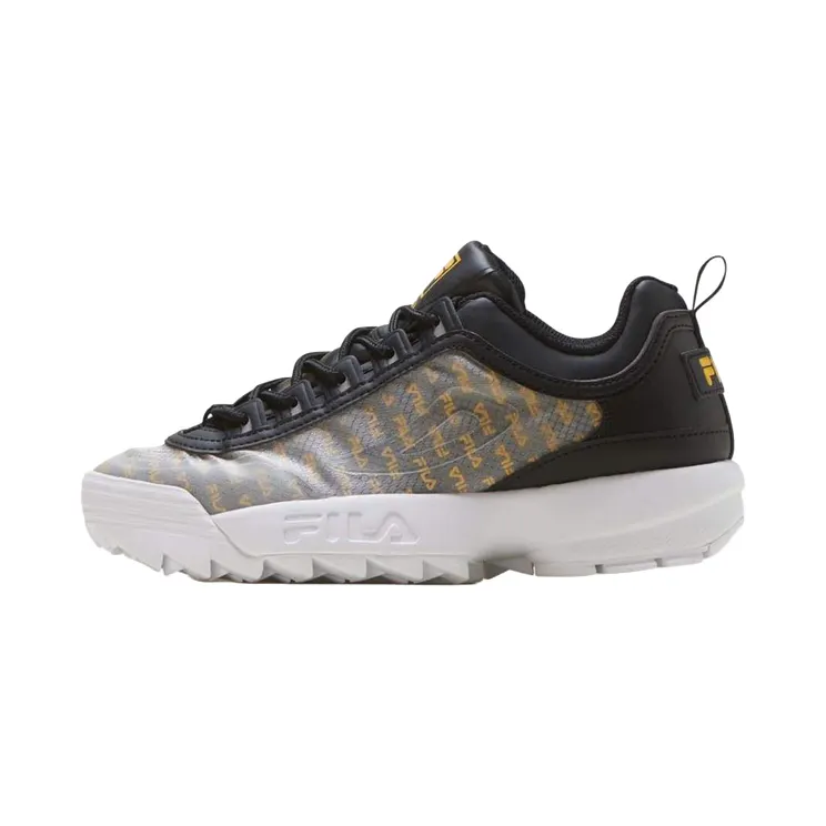 Fila DISRUPTOR 2 CLEAR “BLACK/WHITE/GOLD” (5FM00698-016)