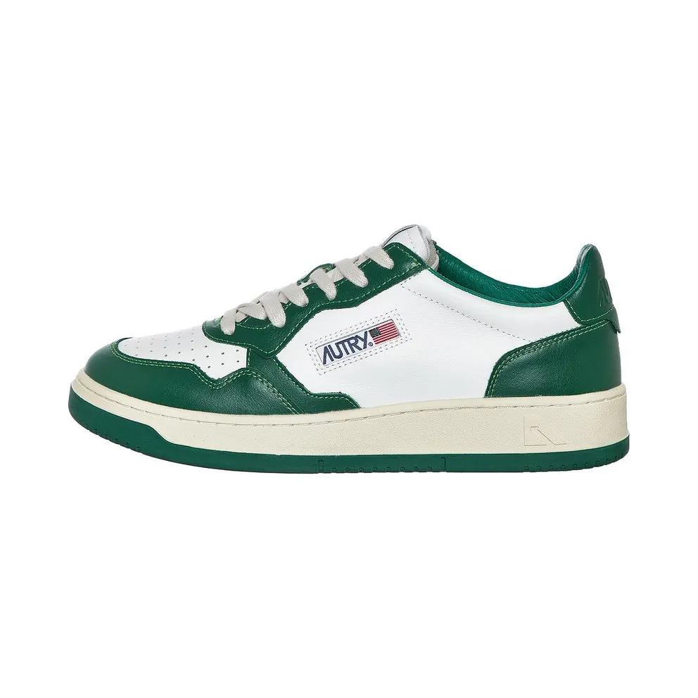 Autry Medalist Low White / Green (AULMWB03)