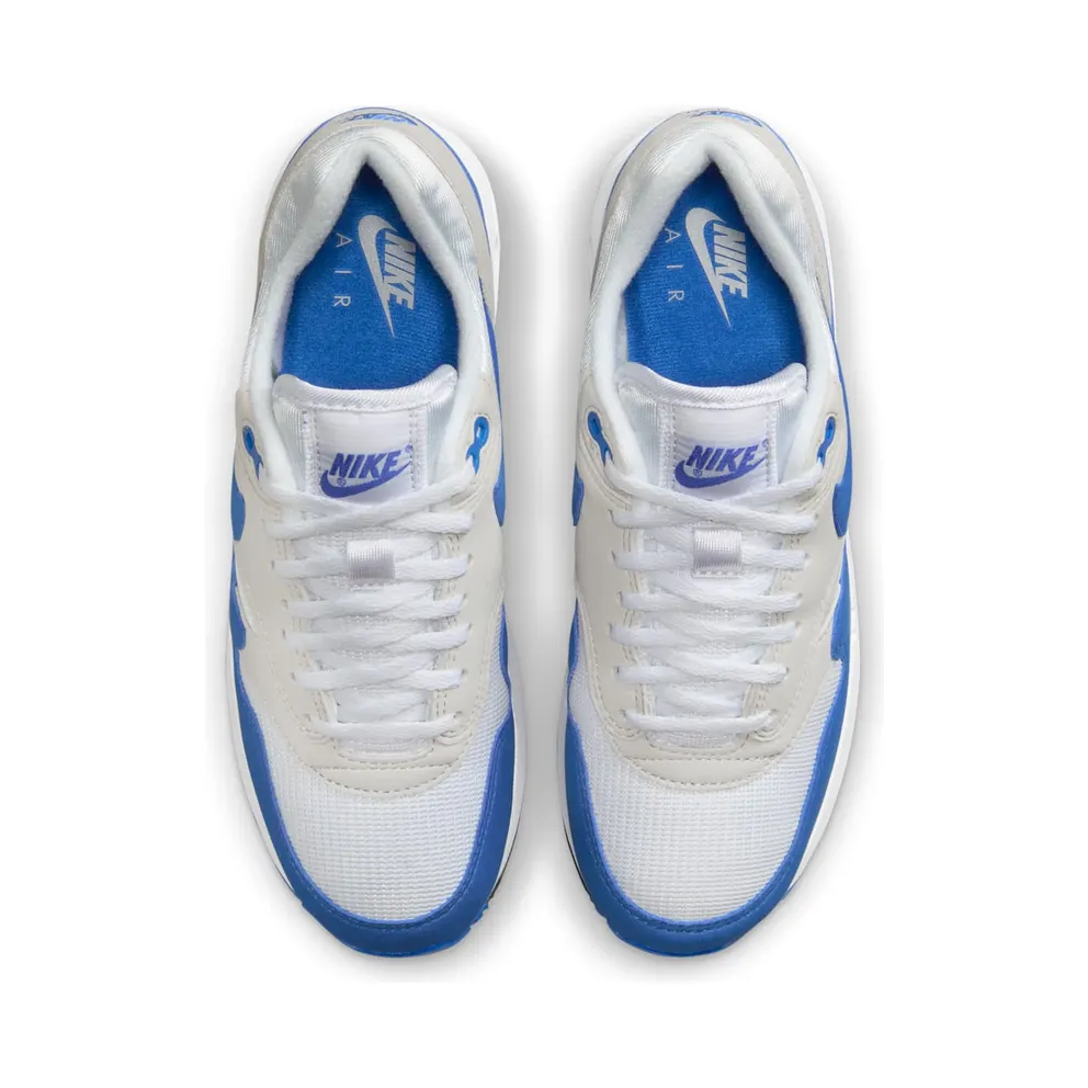 Nike Air Max 1 ’86 Premium White/Light Neutral Grey/Black/Royal Blue (DO9844-101)
