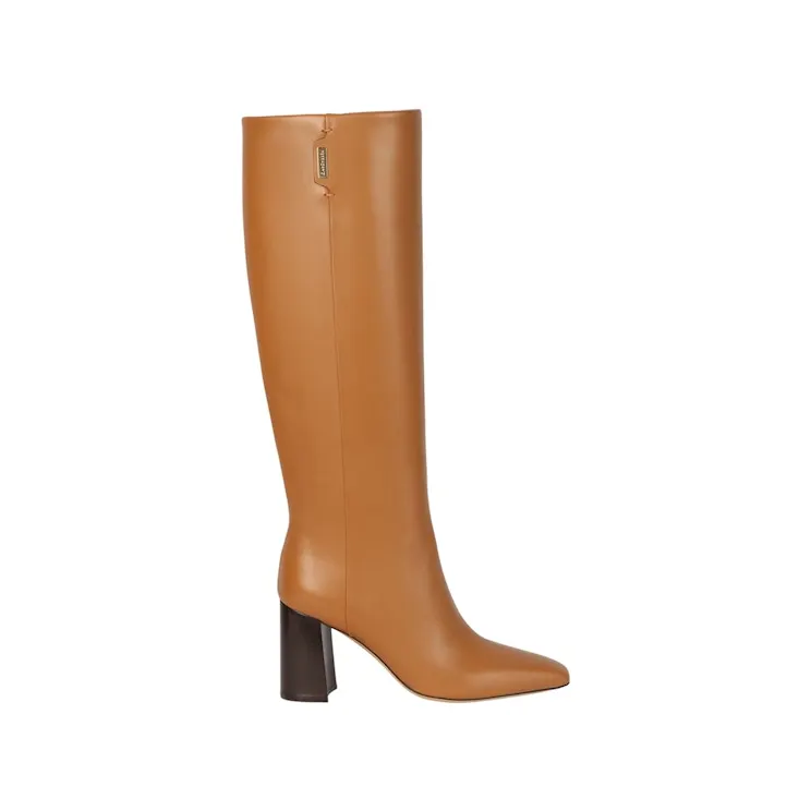 Ferragamo Mailys 85 Knee-High Boots Rust (01H445-769109-1C)