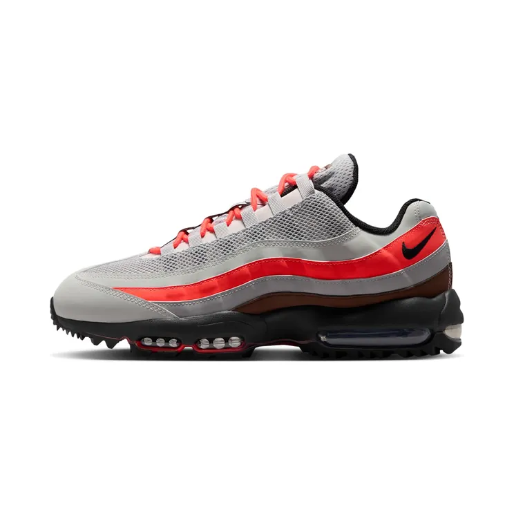 Nike Air Max 95 Golf – “Light Silver / Light Smoke Grey / Bright Crimson / Black” (HV4696-003)