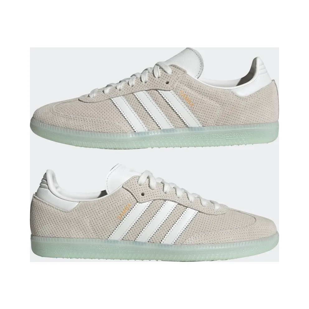 Adidas Samba OG Core White / Core White / Almost Blue (HP7904)