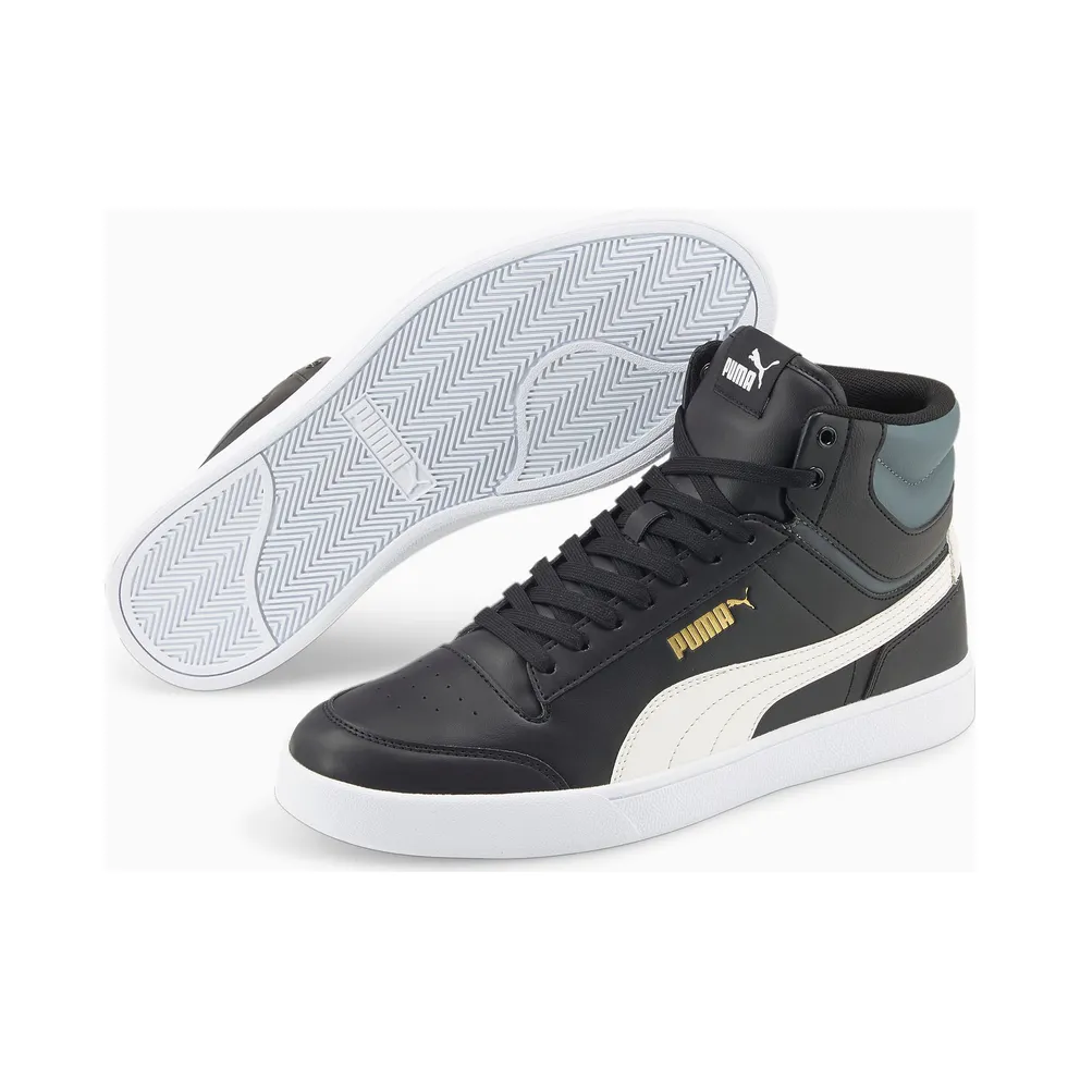 Puma Shuffle Mid Black/Grey/Gold (38074807)
