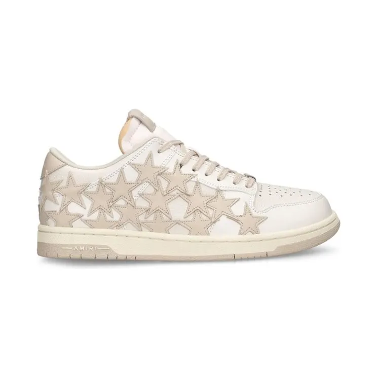 AMIRI Stars Low Top White Beige (PS24MFS025)
