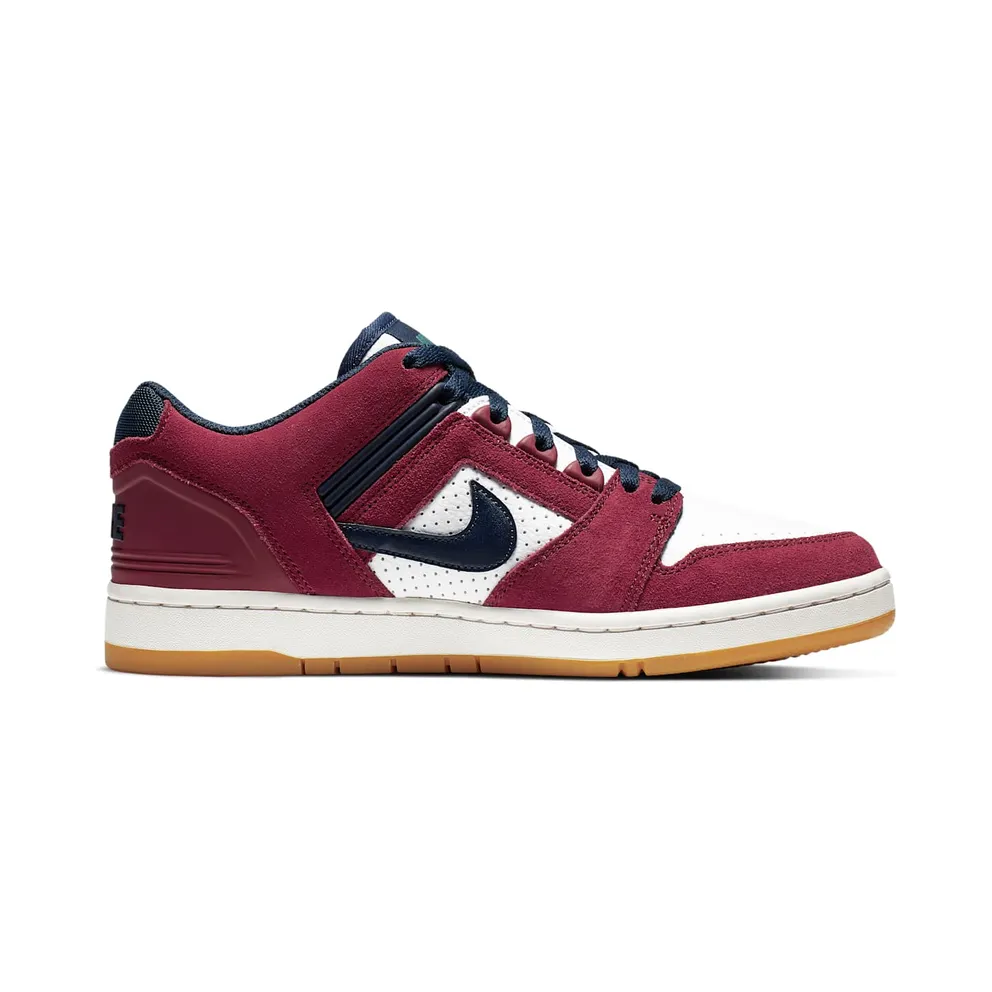 Nike SB Air Force 2 Low Team Red Obsidian Team Red/Obsidian-White-Summit White (AO0300-600)