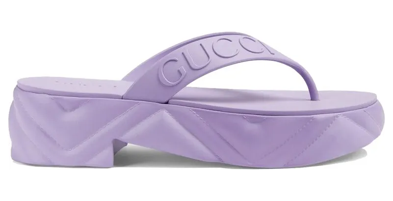 Gucci Thong Platform Sandal Lilac (746334 JFM00 5306)