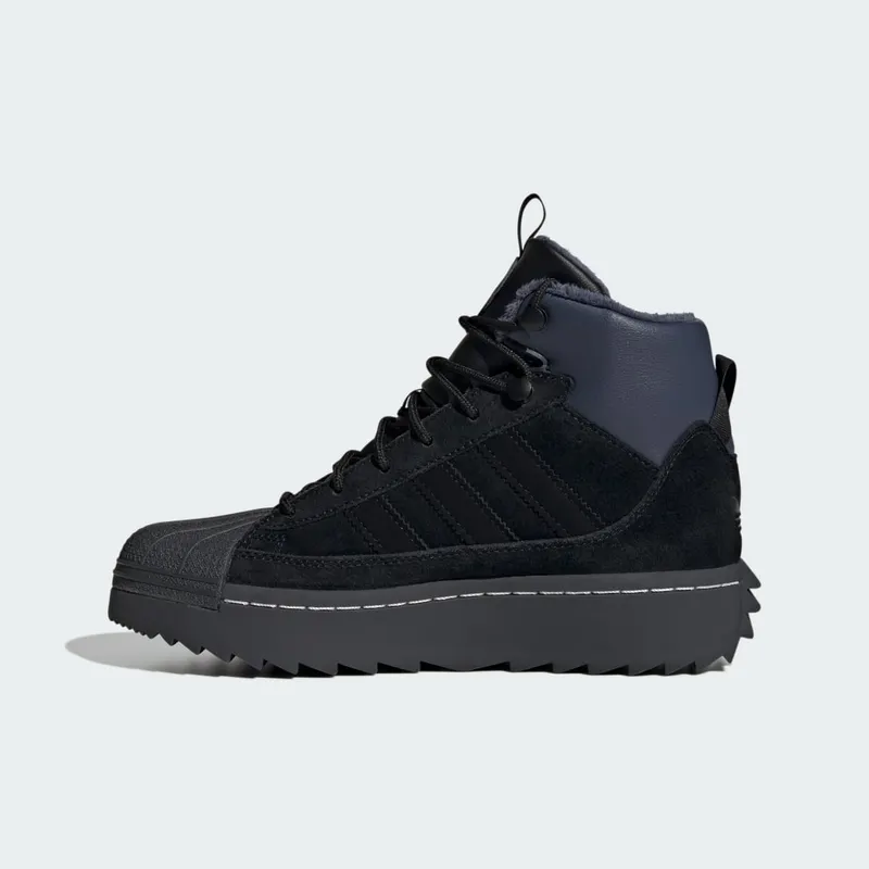 Adidas Superstar Winterized Trek Kids Core Black / Core Black / Carbon (JQ0346)