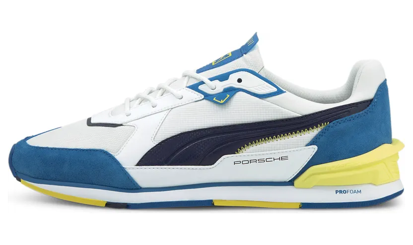 Puma Porsche Legacy Low Racer motorsportschoenen Wit/Blauw (306811-02)