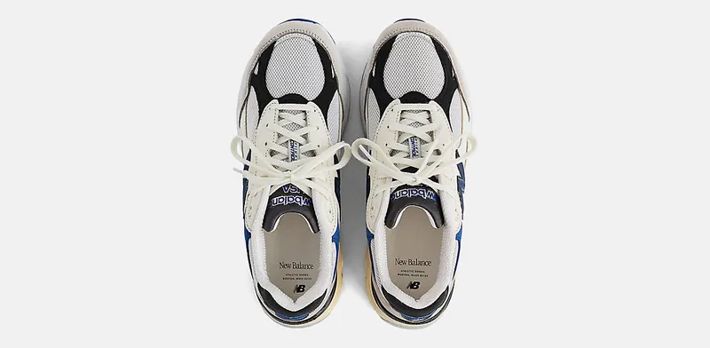 New Balance 990v3 MiUSA White Blue (M990WB3)