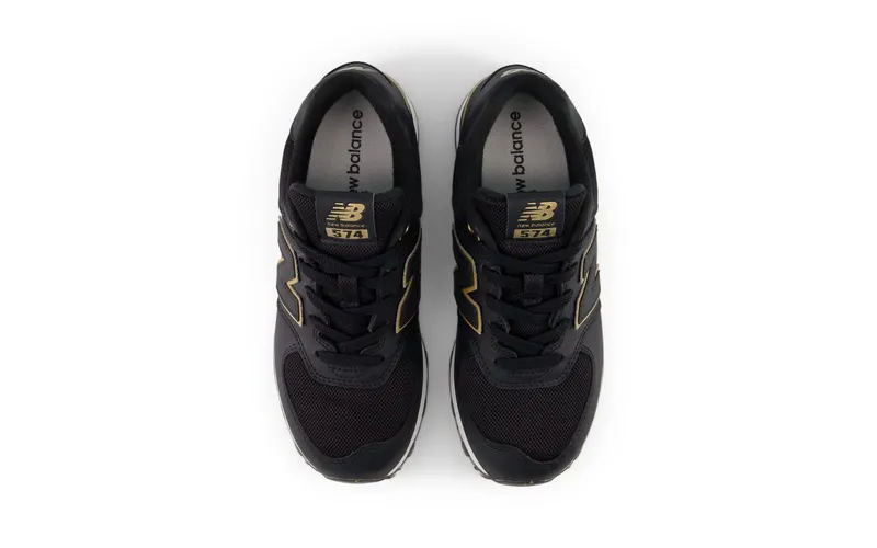 New Balance 574 Lace GS “Black Gold” (GC574GL)