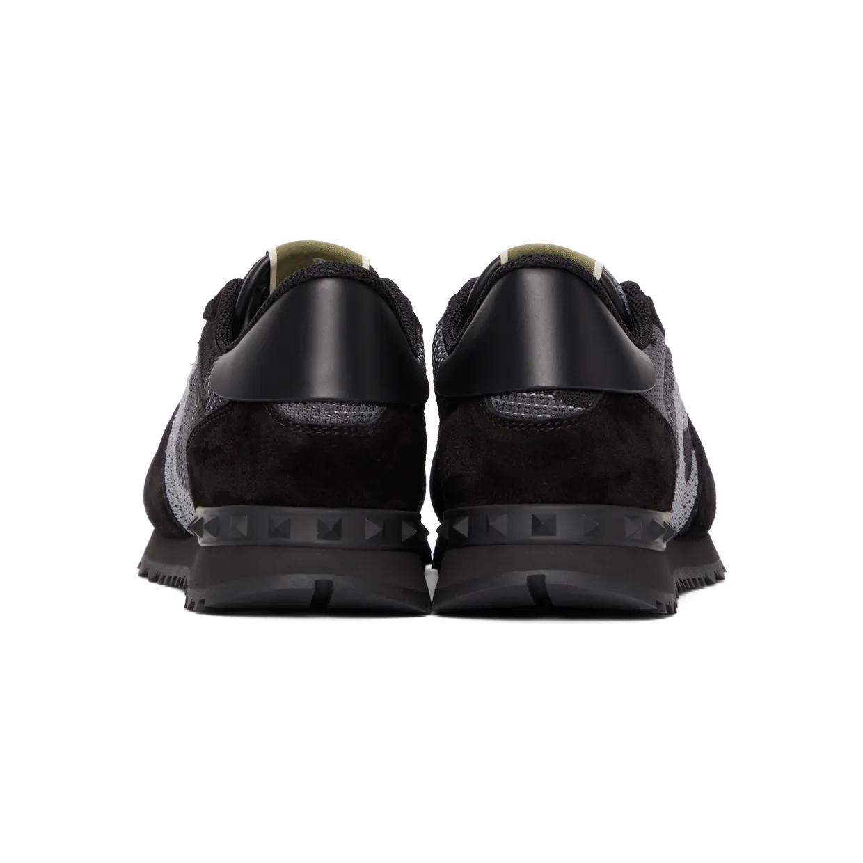 Valentino Garavani Black & Blue Camo Rockrunner Sneakers (WY0S0723QRK) (4)