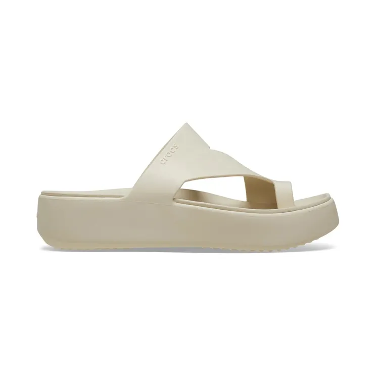 Crocs Getaway Platform Toe Loop Flip Sandstone (210834-0LH)