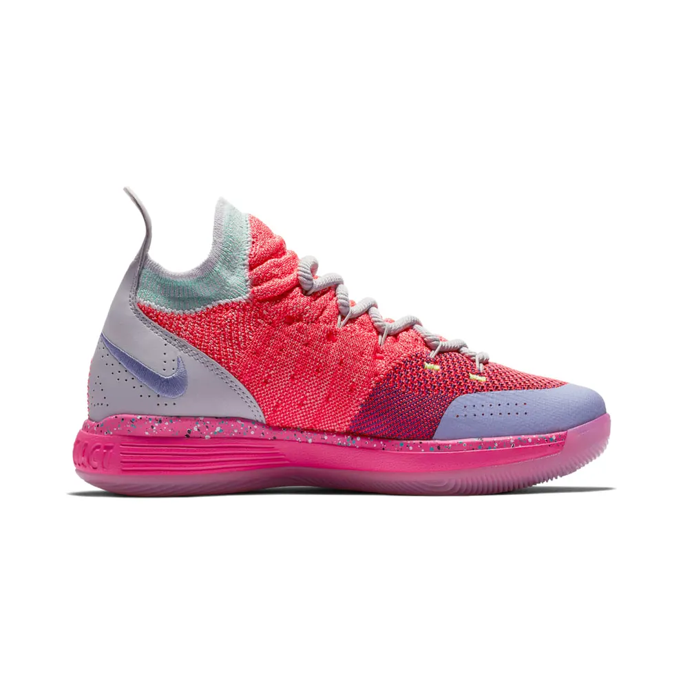 Nike KD 11 EYBL (GS) Hot Punch/Lime Blast-Pure Platinum (AH3465-600)