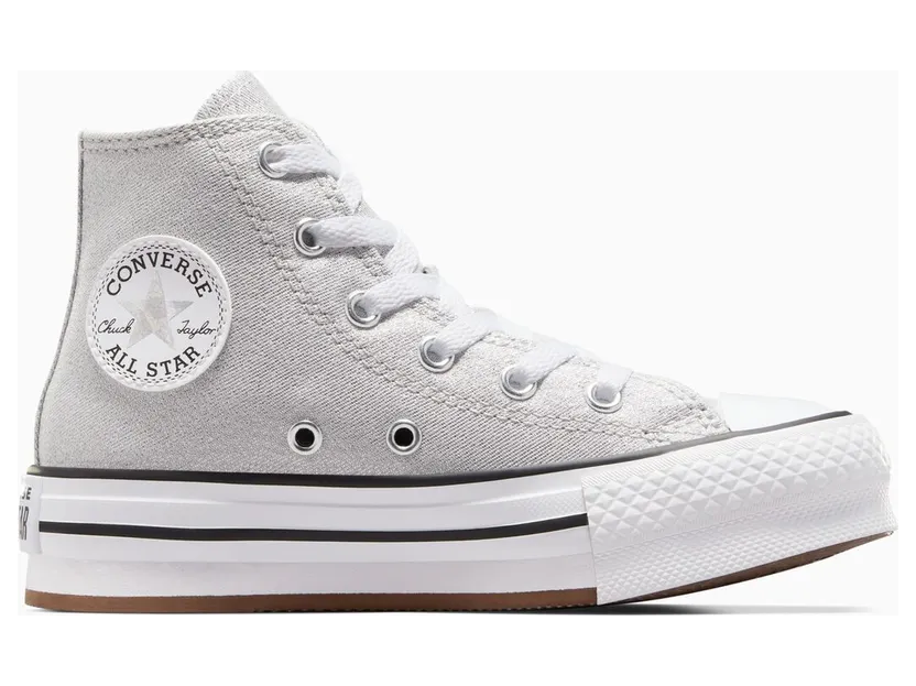 Converse Chuck Taylor All Star EVA Lift Platform Prism Glitter Mouse/white/black