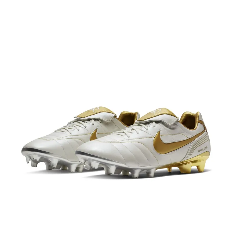 Nike Legend 7 Elite 10R FG Ronaldinho Metallic Summit White/Metallic Gold Coin (BV5747-107)