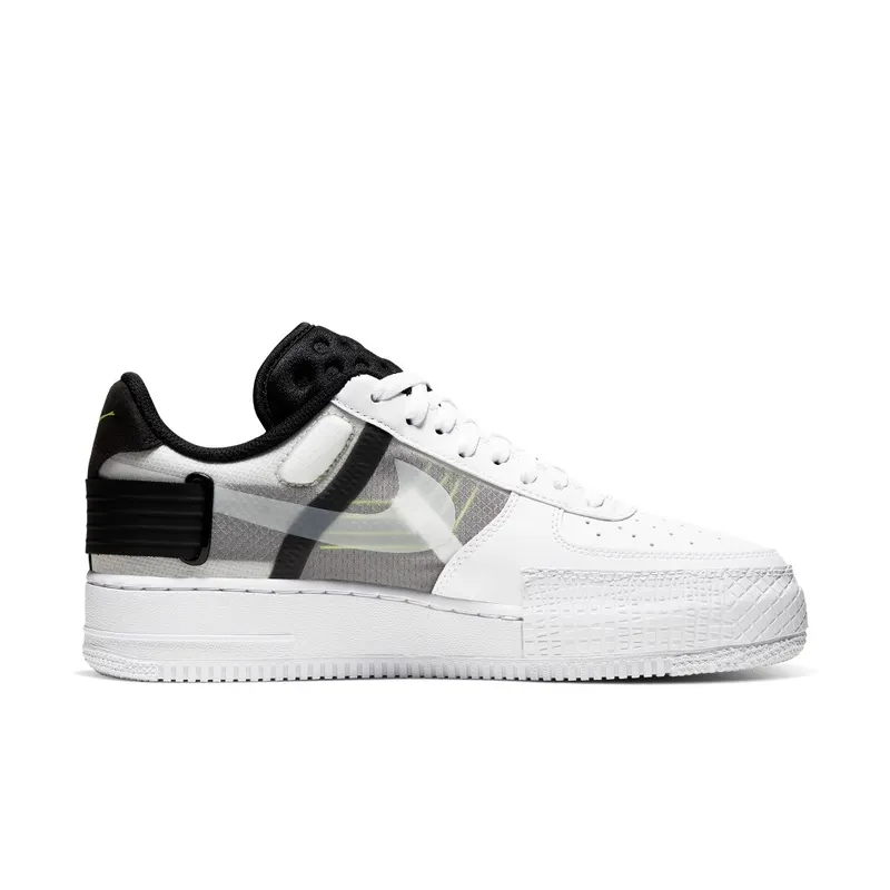 Nike Air Force AF 1 Type White Volt (2019) (AT7859-101)
