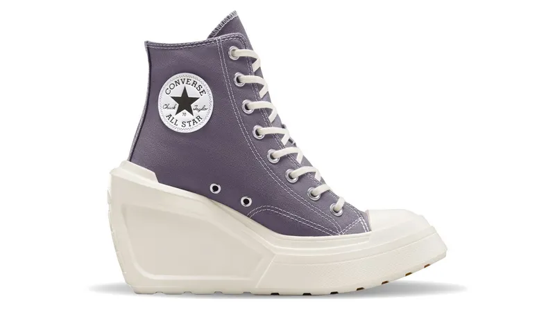 Converse Chuck 70 De Luxe Wedge Lavender Ash/Egret/Black (A08282C)
