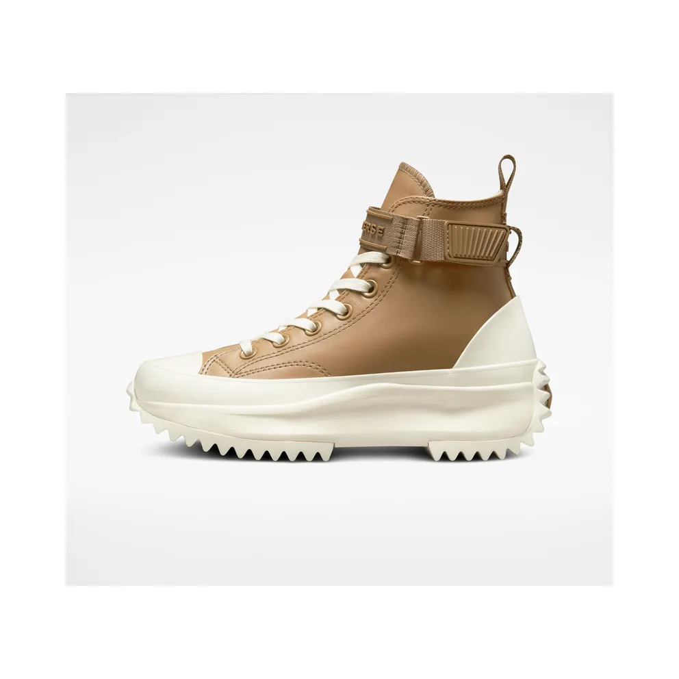 Converse Run Star Hike Platform Leather Hike Sand Dune/Egret/Egret (A04268C)