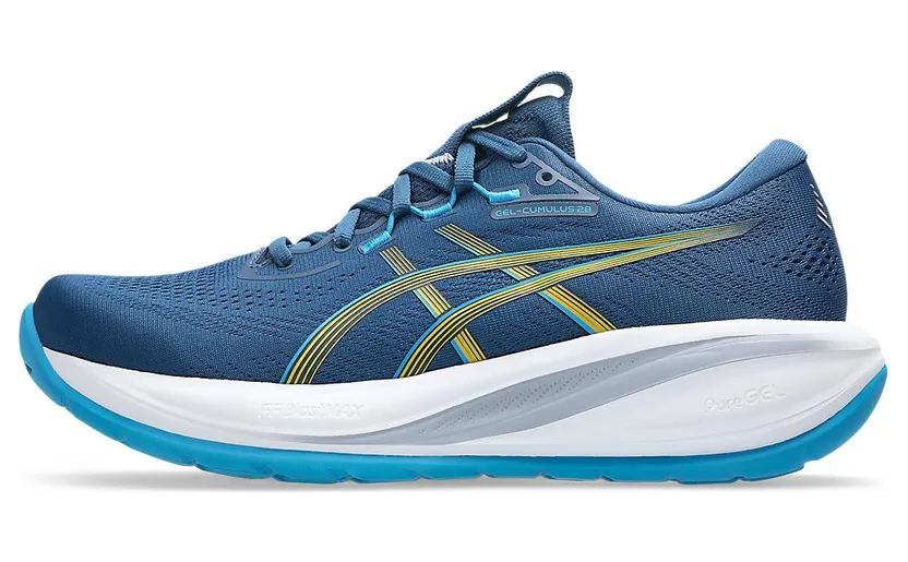 ASICS GEL-CUMULUS 28 “Twilight Blue / Yamabuki” (1011C143-403)