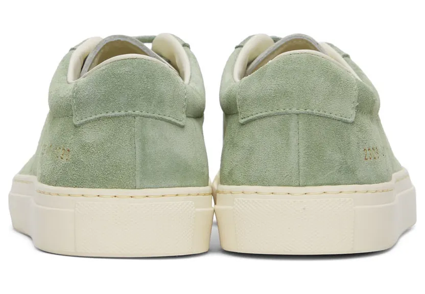 Common Projects Grey Suede Summer Edition Low Sneakers (ARTICLE 2328) (4)
