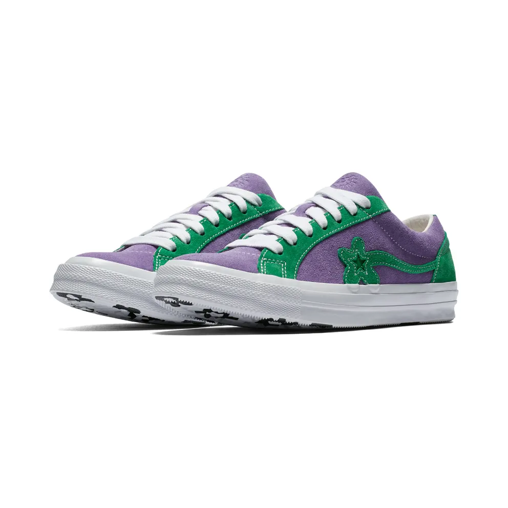 Converse One Star Ox Tyler the Creator Golf Le Fleur Purple Green Purple Heart/Jolly Green (162128C)