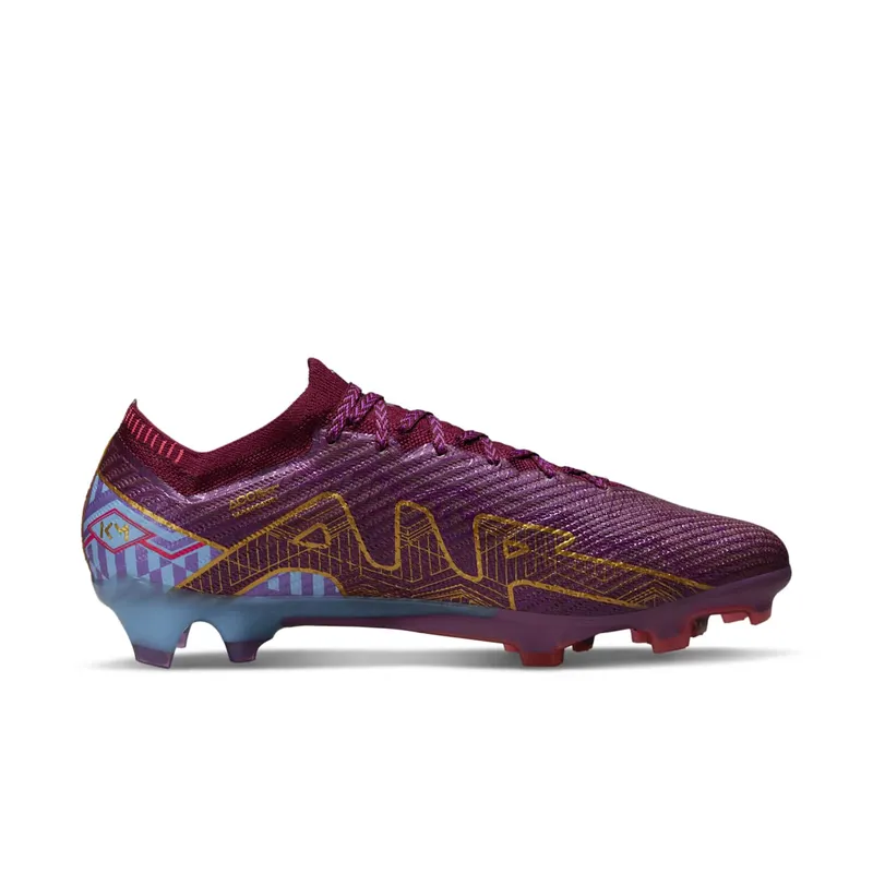 Nike Zoom Mercurial Vapor 15 Elite KM FG Cleats “Mbappe Dark Beetroot” (DR9996-694)