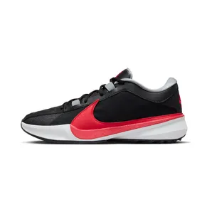 Nike Zoom Freak 5 Double Trouble “Black / Pure Platinum / Wolf Grey / University Red” (DX4985-004)