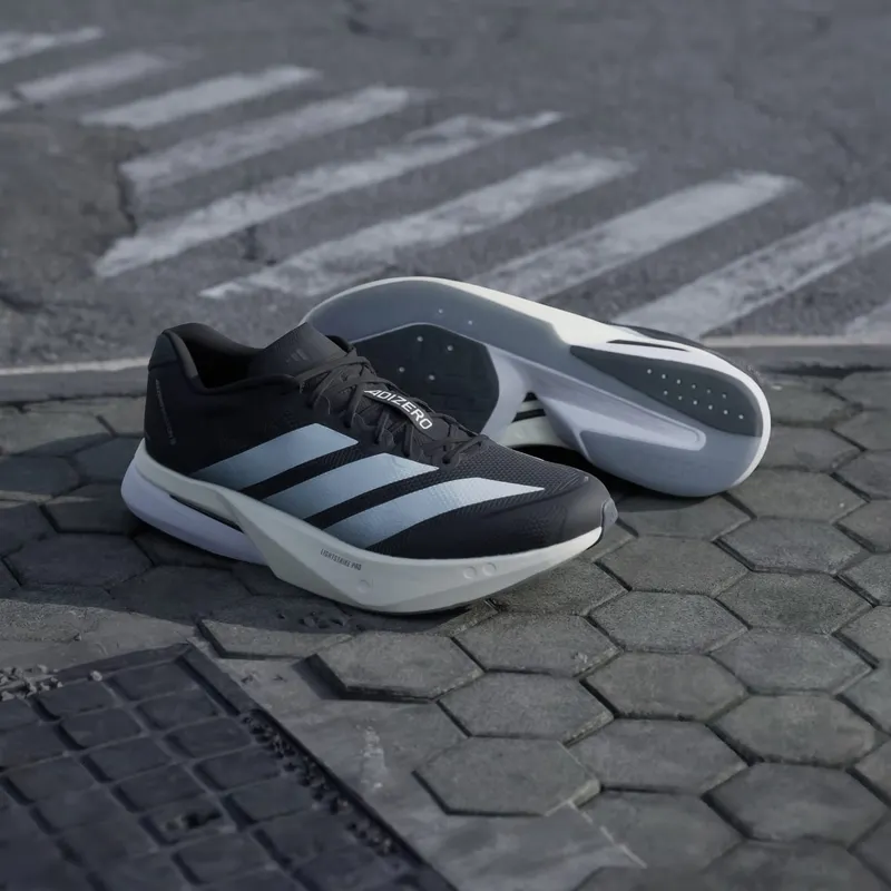 Adidas Adizero Boston 13 Core Black / Cloud White / Grey Five (JS4938)