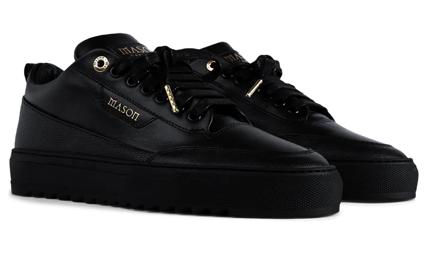 Mason Garments Torino Leather/Diamond Black (SS20-20F)