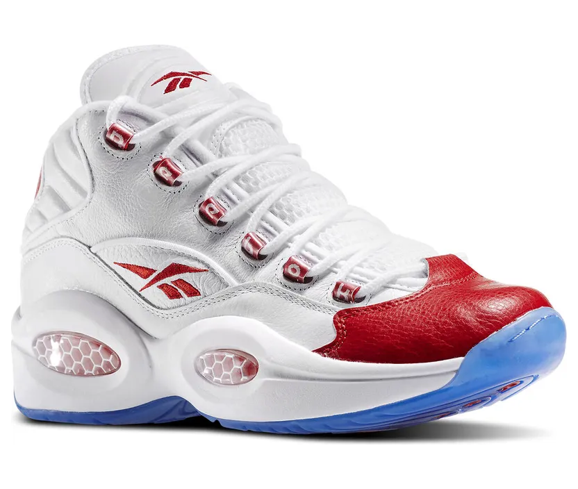 Reebok Question Mid Pearlized Red (2012) (Other Brands Reebok)