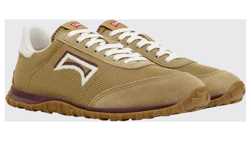 Camper Drift Walk Recycled Polyester and Leather Sneakers Brown (K201886-006DRIFTWALK0)
