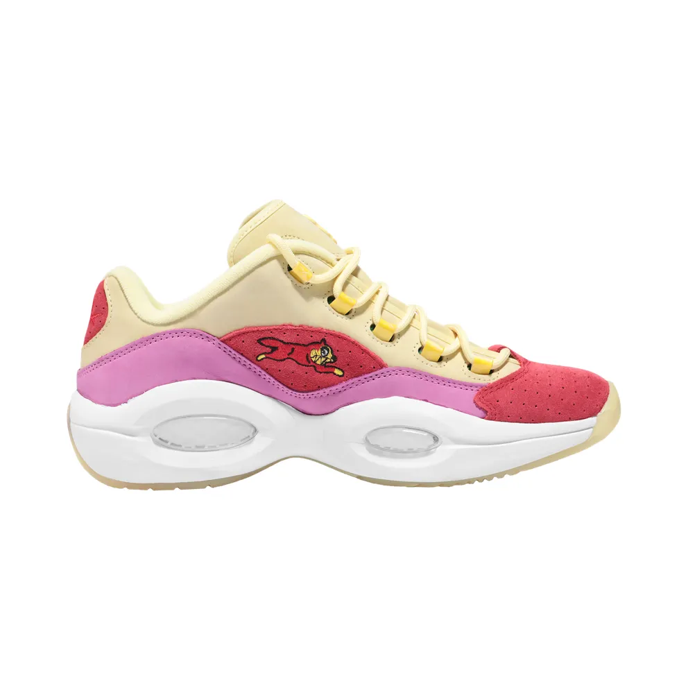 Reebok Question Low BBC Ice Cream Running Dog Yellow Red (FZ4346)