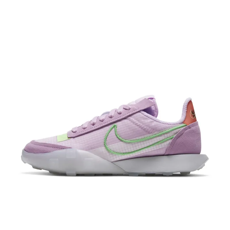 Nike Waffle Racer 2X Light Arctic Pink (W) Light Arctic Pink/Grey Fog/Barely Volt (CK6647-601)
